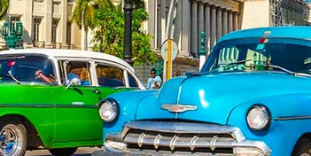 Classic cars rallye à La Havane