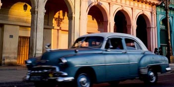 Cuban car, La Havane