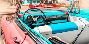 Classic cars, tours in Cuba