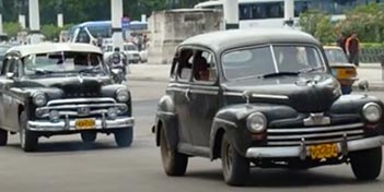 Havana American Cuba cars