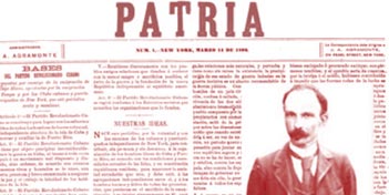José Martí, Correspondant de presse, Patria