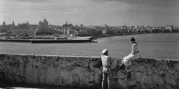 Morro Castle from the ramparts looking west over Havana, 1925